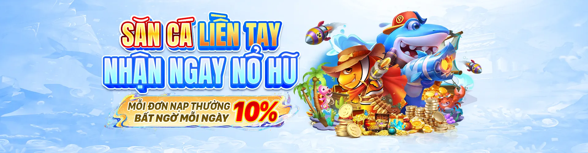 Hình ảnh chính game bắn cá 98win8 Win với đồ họa dưới nước sống động và tiền vàng